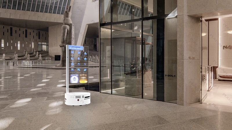 oled透明屏移動數字人