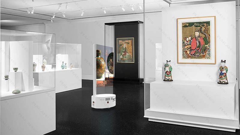 oled透明屏移動數字人